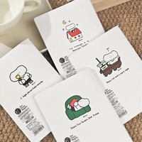 Carnet A6 Original Petit Éléphant, Cahier de poche ligné, Cahier d'exercices pour étudiants, Mini-carnet