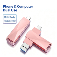 Clé USB personnalisée avec logo 2.0, clé USB 3.0 type A et C, lecteur de clé USB OTG, clé USB multifonction, mémoire stick, promotion en gros
