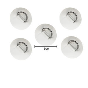 Petites boucles en D en acier inoxydable de 6 cm pour bateaux pneumatiques, kayaks, radeaux, bateaux d'assaut, planches à pagaie - Product Image 3