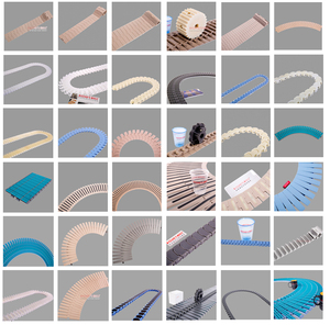 Hongsbelt yüksek kalite 820-325 serisi masa üstü konveyör zinciri plastik zincirli konveyör bandı - Product Image 6
