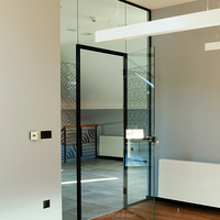 Cloison de séparation pour aménagement de bureau, cloison de séparation en verre pour bureau, solution d'aménagement d'espace