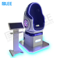 Silla de Cine con Forma de Huevo 360, Simulador de Videojuegos, Simulador de Vuelo, Máquina de Realidad Virtual 9D