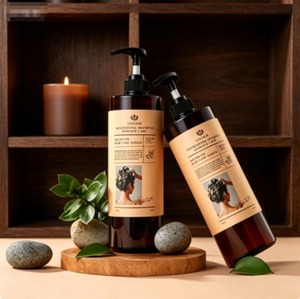 แชมพูบำรุงผม 500 กรัม ซ่อมแซมผมเสีย pH ต่ำ สำหรับผมหมองคล้ำ ปราศจากซิลิโคน ขนาดครอบครัว คุณภาพส่งออก ดูแลเส้นผมทุกวัน - Product Image 4