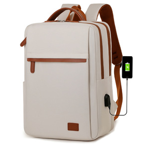 New Foreign Trade Oxford Bag USB Waterproof Polyester Casual Travel Large-capacity Lightweight Business Laptop Bag School - Product Image 1