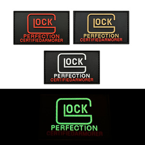 Produttore spot GLOCK bersaglio PVC bracciale capsula CORP tattics Velcro zaino morale - Product Image 1