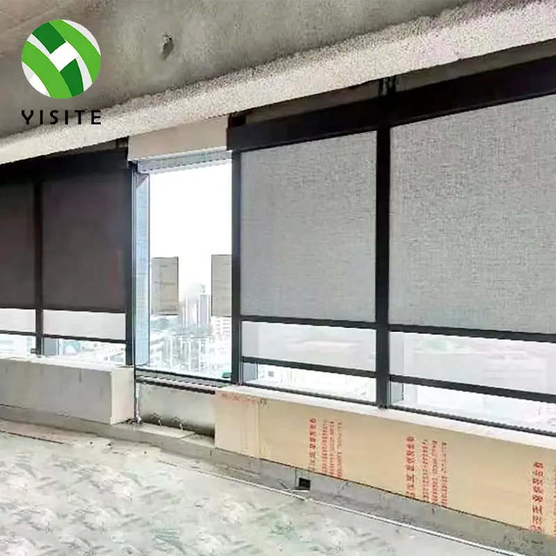 YST Manufacturer wholesales windproof indoor zip track roller blinds zip screen uv-protection blinds outdoor