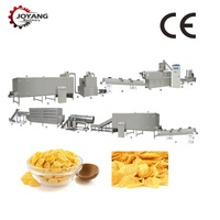 CE-gecertificeerde lijn voor de verwerking van gematteerde suiker-gevulde maïsflakes, productiemachine voor ontbijtgranen, extruders