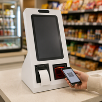 Système de point de vente tout-en-un, caisse enregistreuse, écran tactile capacitif de 15,6 pouces, terminal de commande automatique, imprimante 58 mm, scanner, I5 8 Go