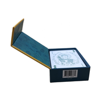 Ensemble de cartes rigides recyclables personnalisées Kit d'emballage de boîte de cadeau pour jouer avec stratification brillante et revêtement UV pour jouer et Bible
