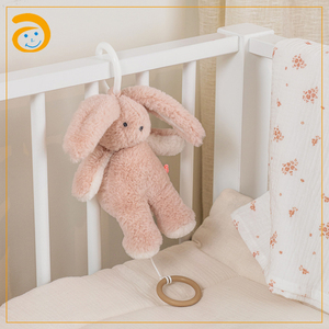 Nuovo Arrivo: Giocattolo Musicale Pendente in Peluche, Modello Orsetto, Elefante, Coniglio, Mobile per Culla con Carillon, Regalo per Neonati - Product Image 2