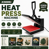 Machine de presse à chaud XINMEI OEM ODM pour transfert de film DTF PET, équipement d'impression textile pour t-shirts, transfert thermique DTF