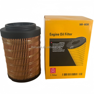 Filtre à huile haute performance neuf 569-8036, séparateur d'eau en papier pour pièces de moteur d'excavatrice CAT 312GC 313GC 316GC - Product Image 1