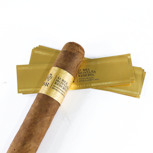 High Quality Gold Foil Vinyl Cigar Band Ring Newest Design for Premium <b>Packaging</b> <b>Labels</b> cigar custom bands - Product Image 3