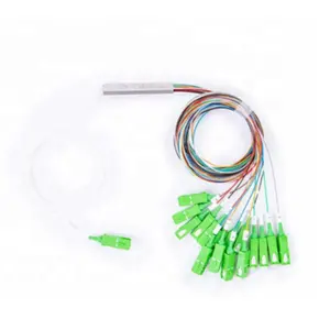 1x12mini PLC Planar Waveguide Circuit Fiber Optic Splitter SM For Catv Pon Ftth Net