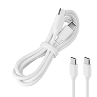Cable de Carga USB Tipo C de 1M, Carga Rápida 3A, Sincronización de Datos de Alta Velocidad, Color Blanco, Venta al Por Mayor Directo de Fábrica