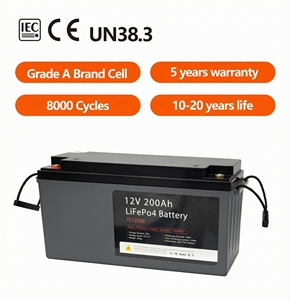 Baterías de iones de litio LiFePO4 desmontables y recargables de 12V 24V 100Ah 200Ah para carritos de golf en EE. UU. - Paquete de baterías TE12100 Deta - Product Image 2