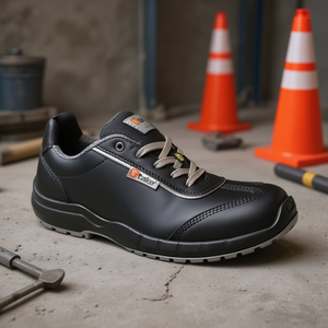 Ttake Granito Safety <b>Shoes</b> Black Steel Toe <b>Work</b> Footwear <b>Men's</b> Size 10 - Product Image 3