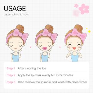 Mascarilla Labial LAIKOU 6g con Extracto de Sakura Japonés, Suaviza la Cutícula y Reduce las Líneas de los Labios, Marca Privada, Venta al Por Mayor - Product Image 5