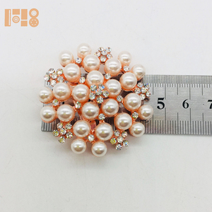 Spilla materiale in lega da donna all'ingrosso con perla e strass matrimonio fidanzamento o regalo di gioielli <span class=keywords><strong>per</strong></span> feste <span class=keywords><strong>per</strong></span> <span class=keywords><strong>bambini</strong></span> - Product Image 6