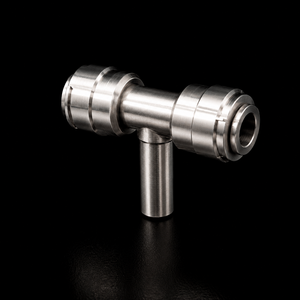 Raccord en T à connexion rapide OEM ODM en acier inoxydable 316L pour filtre à eau par osmose inverse RO, accessoires et raccords - Product Image 3