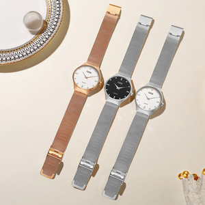 Nuevo reloj de mujer, sencillo y único, con correa de malla, reloj de cuarzo de alta calidad para mujer - Product Image 3