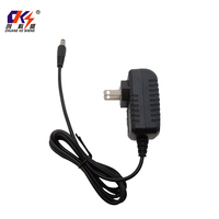 Alta calidad 3V 3A 9W fuente de alimentación montaje en pared Reino Unido enchufe AC DC adaptador con conector de 5,5*2,1mm para luces LED CCTV