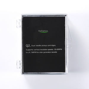 Tourne-disque phonographe double cartouche stéréo avec aiguille de stylet double face rouge rubis <span class=keywords><strong>saphir</strong></span> <span class=keywords><strong>pour</strong></span> tourne-disque vinyle LP/78 tr/min - Product Image 5