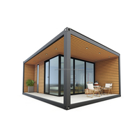 Maison de vacances pliable Senglin en bois moderne de luxe avec structure en acier, disponible en 20FT, 30FT, 40FT