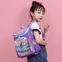 Sac à dos unisexe pour enfants de l'école primaire, 15 pouces, étanche, avec fermeture éclair, imprimé dessin animé, coque en EVA, 2026