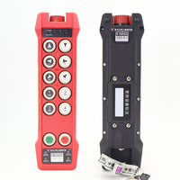 Télécommande radio industrielle à 10 touches, double vitesse, avec verrouillage, IP66, 36V-550V, pour grue