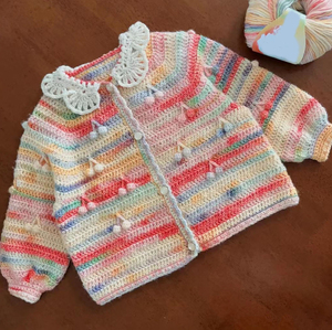 Thỏa thuận tốt nhất chải sợi handmade Gradient bông đan dòng bánh nhuộm phun sợi lông may dệt tái chế đan tay - Product Image 6