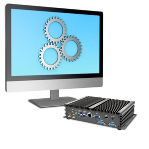 סיטונאי תעשייתי מיני pc i3 7110u win10 לינוקס ללא קנאים מחשב מיקרו barebone dustproof עם au & us plugs - Product Image 5