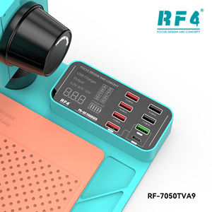 RF4-Microscopio estéreo trinocular con zoom <span class=keywords><strong>para</strong></span> reparación de teléfonos móviles, <span class=keywords><strong>base</strong></span> grande a prueba de polvo, 7-50X, <span class=keywords><strong>para</strong></span> entrenamiento - Product Image 5