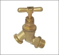 Brass Zinc Alloy Hose Bibb Garden Water Tap Outdoor Bibcock Golden Color Water Faucet Water Tank Bibtap