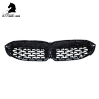 Grille avant de style diamant ABS, calandre avant, accessoires de style automobile pour BMW Série 3 G20 2019-2023