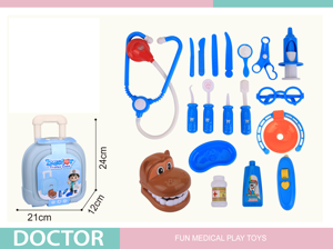 Juego de Doctor para Niños, <span class=keywords><strong>Juguete</strong></span> de Imitación, Maleta de Doctor Portátil, Botiquín de Medicamentos, Juguetes de Doctor - Product Image 3