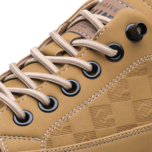 รองเท้าผ้าใบผู้ชายรุ่นใหม่ล่าสุด หนังนุ่ม น้ำหนักเบา พื้นรองเท้าแบบมีเบาะ ดีไซน์ทันสมัย สวมใส่สบาย เหมาะกับทุกวัน ไซส์ใหญ่ รองเท้าเดินประจำวัน - Product Image 5