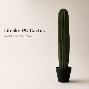 Planta Artificial de <span class=keywords><strong>Cactus</strong></span> del Desierto, <span class=keywords><strong>Cactus</strong></span> Columnar Alto de Tacto Realista con Maceta, Decoración <span class=keywords><strong>para</strong></span> Sala de Estar, Oficina, Balcón y Hogar - Product Image 2