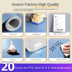 Autocollants <span class=keywords><strong>de</strong></span> <span class=keywords><strong>sol</strong></span> en PVC imperméables épaissis et résistants à l'usure: cuir d'ingénierie commerciale, auto-adhésif facile à installer pour les sols en <span class=keywords><strong>ciment</strong></span> - Product Image 3