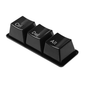 Ensemble de tasses clavier blanc et noir, 3 pièces, style minimaliste, pour cadeaux promotionnels - Product Image 5