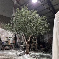 Künstlicher Öl olivenbaum mit Obstfaser-Olivenbaum, Innen-und Außen hotel dekorations baum, großer Hochzeits wunsch baum