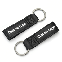 Porte-clés de voiture personnalisé populaire 2026, anneau métallique, porte-clés de luxe en cuir PU, impression de logo personnalisé, design de porte-clés