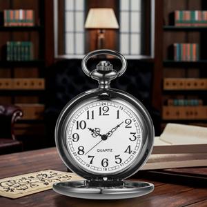 Relojes de Bolsillo de Cuarzo Antiguos y Modernos para Hombre, con Logotipo Personalizado Grabado, Venta al Por Mayor a Bajo Precio, Relojes de Bolsillo de Lujo - Product Image 2