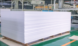 Venta al por mayor de fábrica: Tablero de espuma de PVC blanco ecológico de 0.55 de densidad y 18 mm, sin plomo, con servicio de corte para gabinetes - Product Image 3