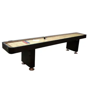 Kustomisasi 9 ft12 ft 14 ft 16 ft permainan dalam ruangan Set lengkap meja Shuffleboard dengan papan skor dan Puck