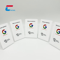 Exhibidor de Mesa para Restaurante en Acrílico con Impresión Personalizada, NTAG213 215 216, Soporte NFC para Reseñas de Google