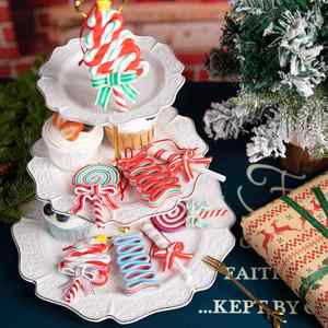 9.5CM Polymer Clay Christmas Candy <b>Ornaments</b> Hanging Candy Cane Pendants Environmental Friendly Christmas <b>Tree</b> Decorations - Product Image 3