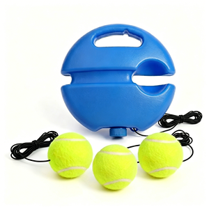 Solo Tennis Trainer Rebound <b>Ball</b> With <b>String</b> Portable Water Fillable Base For Backyard Practice Self-Study Training Equipment - Product Image 1