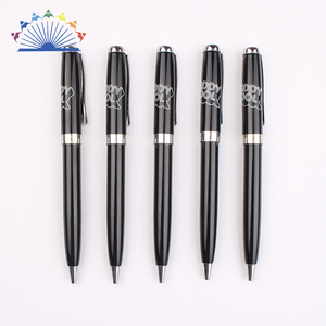 Bolígrafo de Metal Plateado con Punta de 1.0 mm, Logotipo Personalizado, Bolígrafos Promocionales Corporativos, Tinta Negra y Azul, Recarga Parker, Novedad - Product Image 2