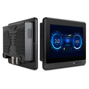 Usine Monocarte Dual Core Forte Fonction Wifi 10.1 Pouces 19 "Ip65 Monté Sur Véhicule Ordinateur